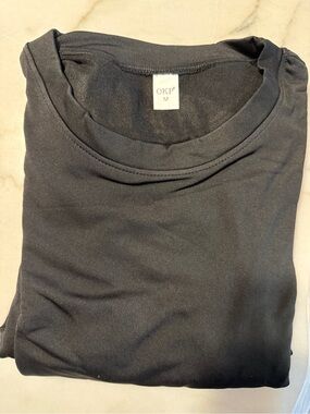 OKP Black Crewneck Tee and leggings